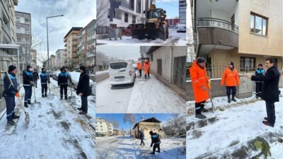 Ali Aladağ…:Malatya Olay Haber…:
Battalgazi Belediyesi ekipleri, etkili olan kar yağışıyla