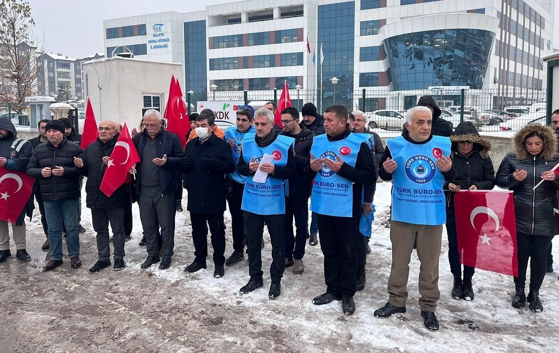 Ali Aladağ…:Malatya Olay Haber…:
Türk Büro Sen tarafından görevi başında uğradığı