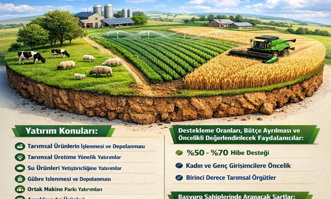 2026 yılıyla birlikte Kırsal Kalkınma Yatırımlarının Desteklenmesi Programı’nda önemli değişikliklere