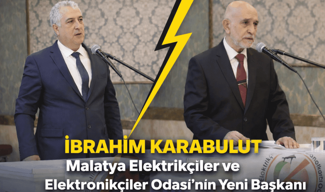 Malatya Elektrikçiler ve Elektronikçiler Esnaf ve Sanatkârlar Odası’nda yapılan olağan