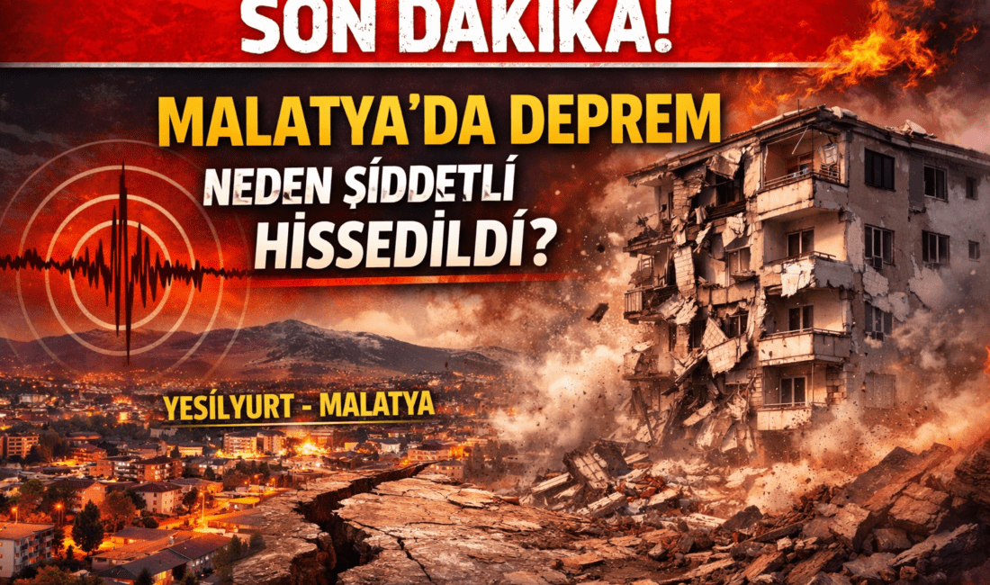 Malatya’nın Yeşilyurt ilçesinde akşam saatlerinde meydana gelen 3.6 büyüklüğündeki deprem