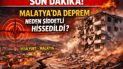 Malatya’nın Yeşilyurt ilçesinde akşam saatlerinde meydana gelen 3.6 büyüklüğündeki deprem