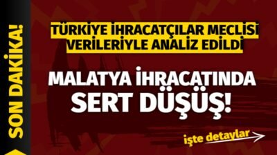 Malatya’nın 2025 yılı ihracat performansı, Türkiye İhracatçılar Meclisi (TİM) verilerine