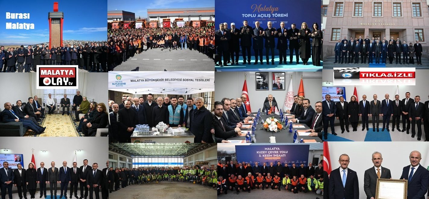 Ali Aladağ…:Malatya Olay Haber…:
Günün öne çıkan haberi…Hemşehri bakan sayımız artıyor...Malatya’da