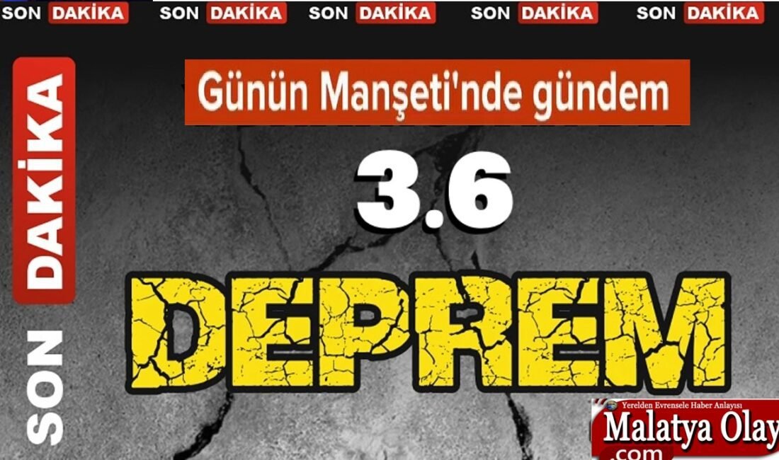 Uğur Hanbey Aladağ…: Malatya Olay…:
Asrın felaketini yaşayan Malatya güne korkutan