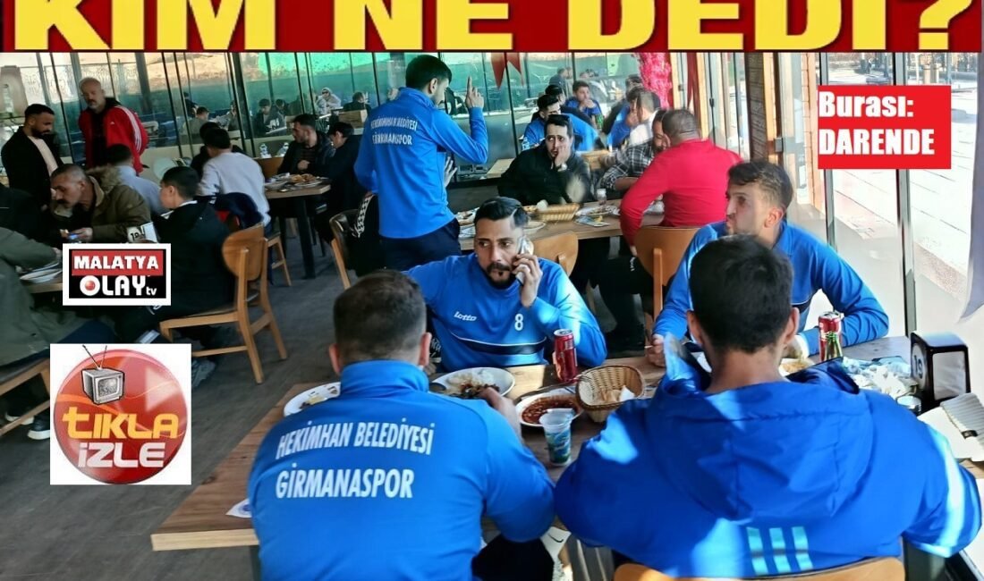 Ali Aladağ…:Malatya Olay…:
Malatya Birinci Amatör Küme’de Darende’de karşılaşan Darendespor ile