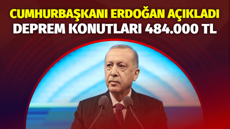 Cumhurbaşkanı Recep Tayyip Erdoğan, asrın felaketinden etkilenen illerde yapılacak afet