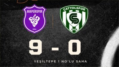 Ligde haftanın en farklı galibiyetlerinden biri Arapgirspor’dab geldi. Arapgir Spor,