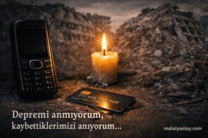 depremi degil kaybettiklerimi aniyorum