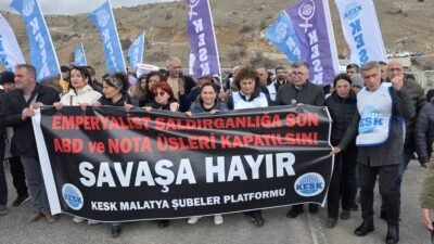 Ali Aladağ…:Malatya Olay…:
KESK Malatya Şubeler Platformu,  emperyalist savaş politikalarına