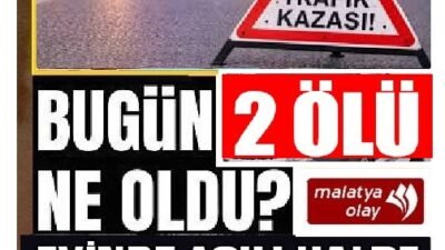 Ali Aladağ…:Malatya Olay…:
Malatya'da son 24 saat içerisin de meydana gelen