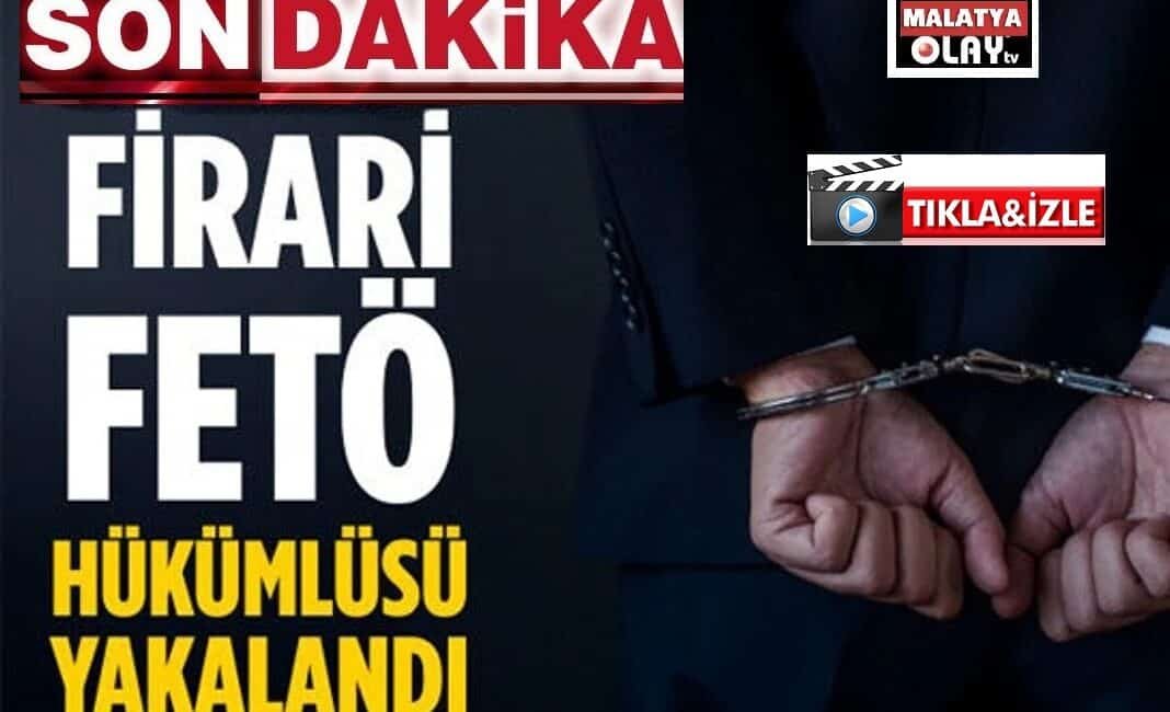Ali Aladağ…:Malatya Olay Haber…:
Gecenin sıcak haberi...Malatya’da ’FETÖ/PDY’ye üye olma’ suçundan