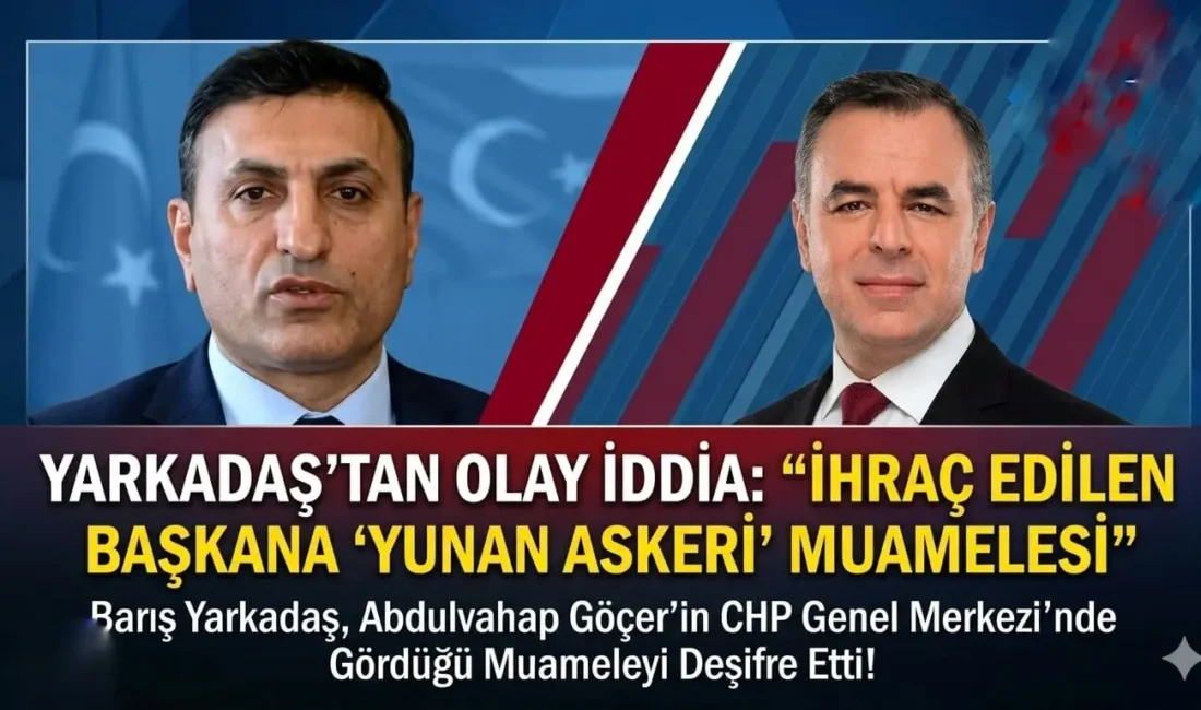 CHP’de “Düşman Hukuku” Tartışması: Abdulvahap Göçer’e “Bir Bardak Su” Bile Verilmedi! Gazeteci Barış Yarkadaş, CHP’den ihraç edilen Malatya Yazıhan Belediye Başkanı