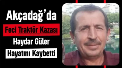 Ali Aladağ…: Malatya Olay Haber…:
Günün acı olayı...Malatya'nın Akçadağ ilçesine bağlı