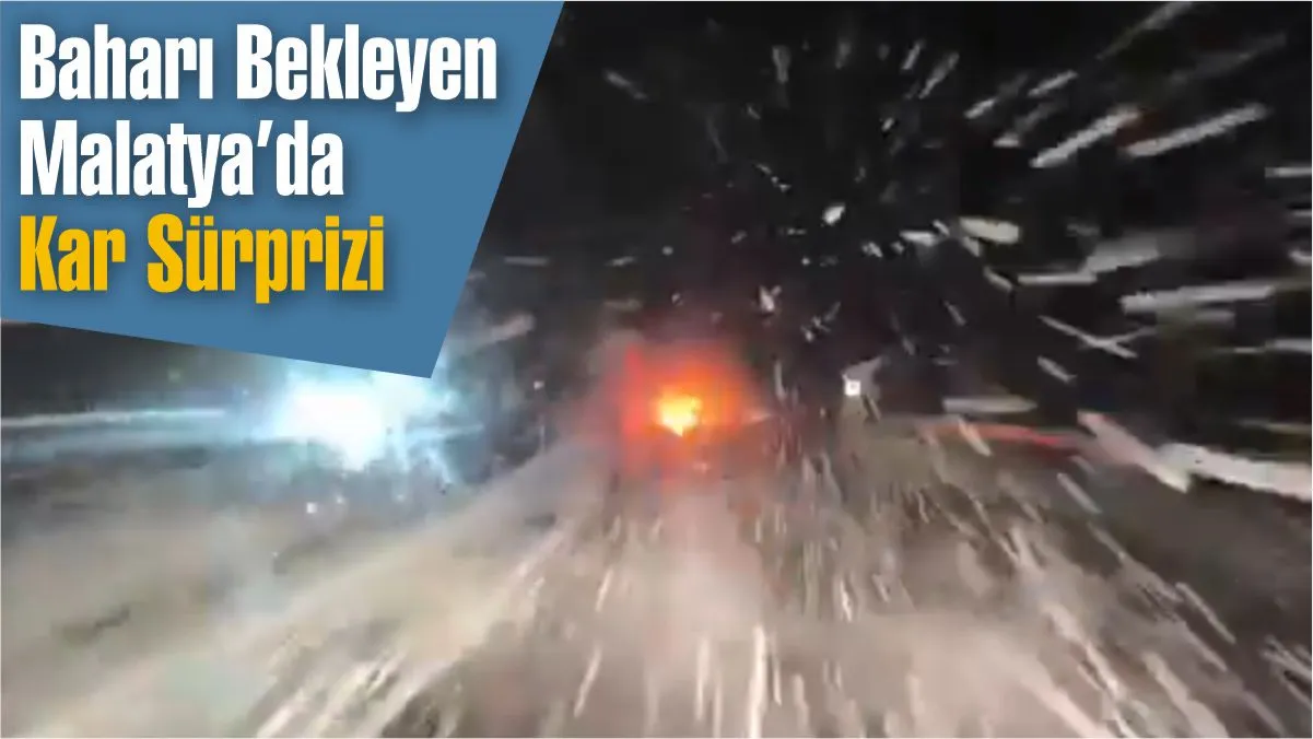 Meta açıklama kısmına; "Malatya'da baharı bekleyenlere kar sürprizi! Sıcaklıklar hızla
