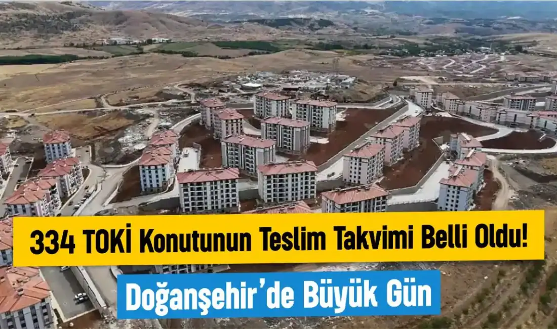Malatya Doğanşehir Altıntop Mahallesi 2. Etap 334 adet TOKİ konutu