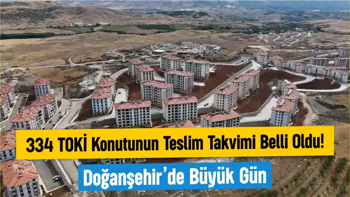 Malatya Doğanşehir Altıntop Mahallesi 2. Etap 334 adet TOKİ konutu