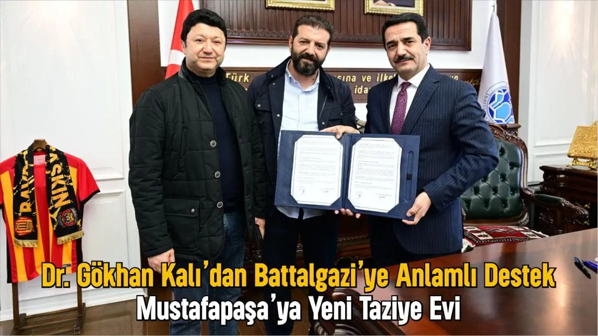 Dr. Gökhan Kalı’dan Battalgazi’ye Anlamlı Destek: Mustafapaşa’ya Yeni Taziye Evi 2 Dr. Gökhan Kalı’dan Battalgazi’ye Anlamlı Destek: Mustafapaşa’ya Yeni Taziye Evi 1