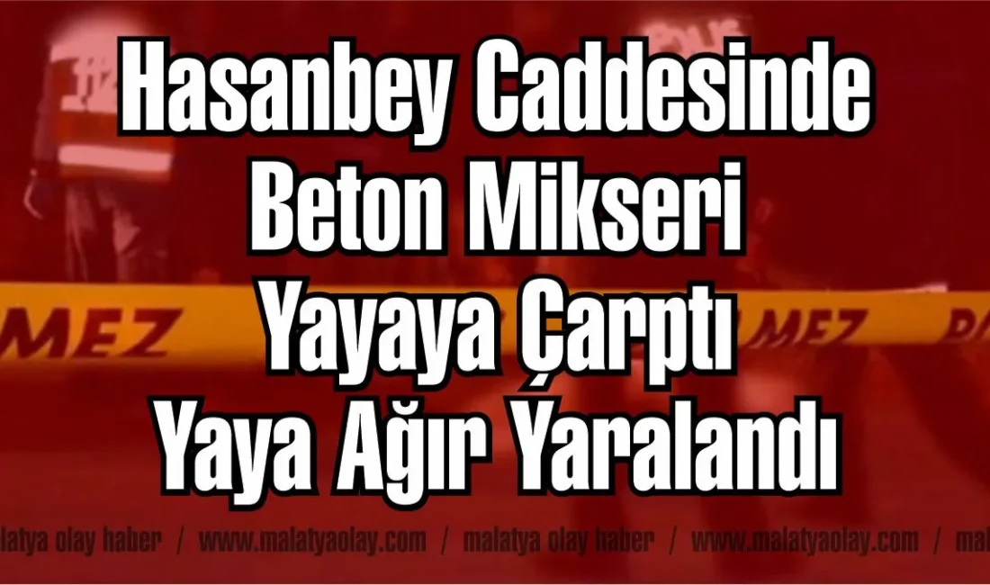 Malatya’da meydana gelen trafik kazasında, karşıdan karşıya geçmeye çalışan bir