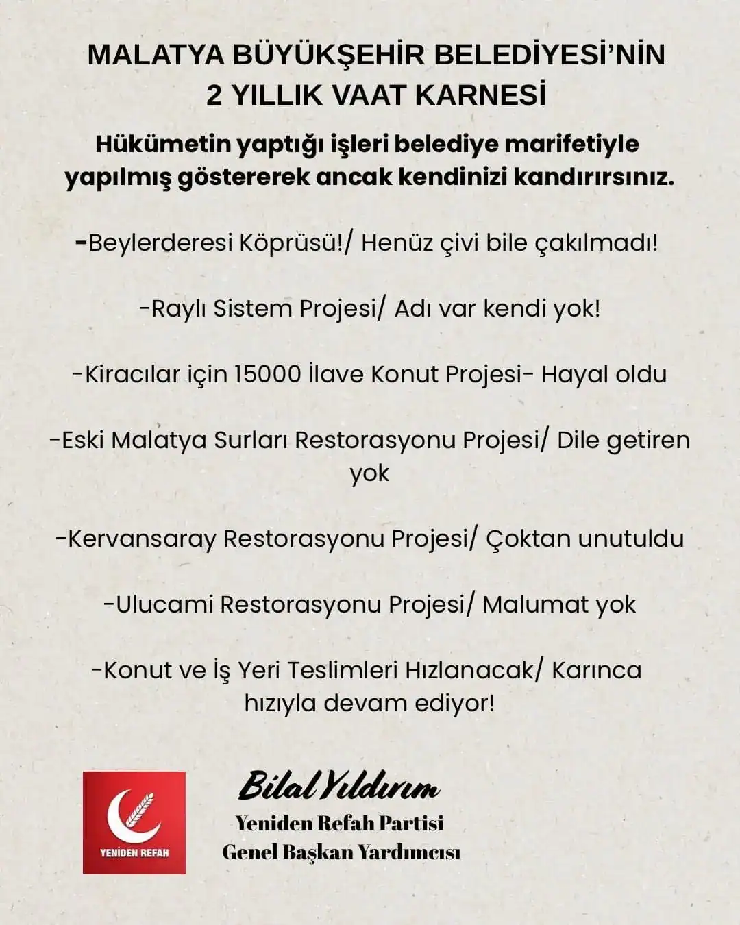 Bilal Yıldırım'dan Sami Er'e Kırık Karne: ''Sadece Kendinizi Kandırırsınız'' 2 Bilal Yıldırım'dan Sami Er'e Kırık Karne: ''Sadece Kendinizi Kandırırsınız'' 1