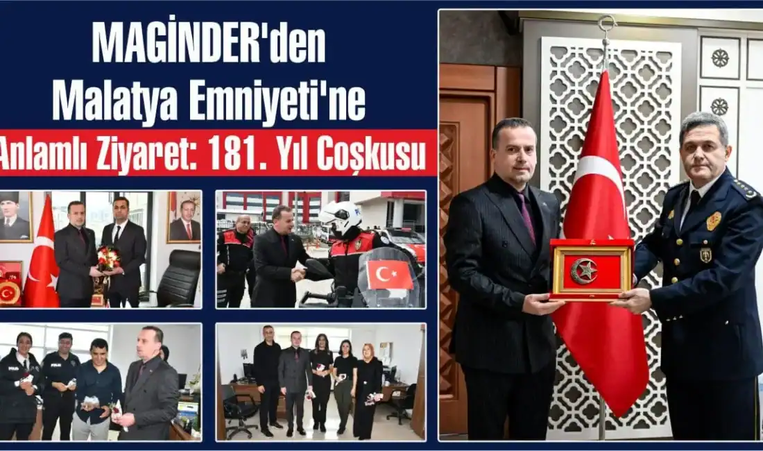 MAGİNDER Başkanı Salih Karademir, Polis Haftası kapsamında Emniyet Müdürü Kayhan