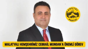 malatya cebrail mungan anayol partisi genel baskan yardimcisi