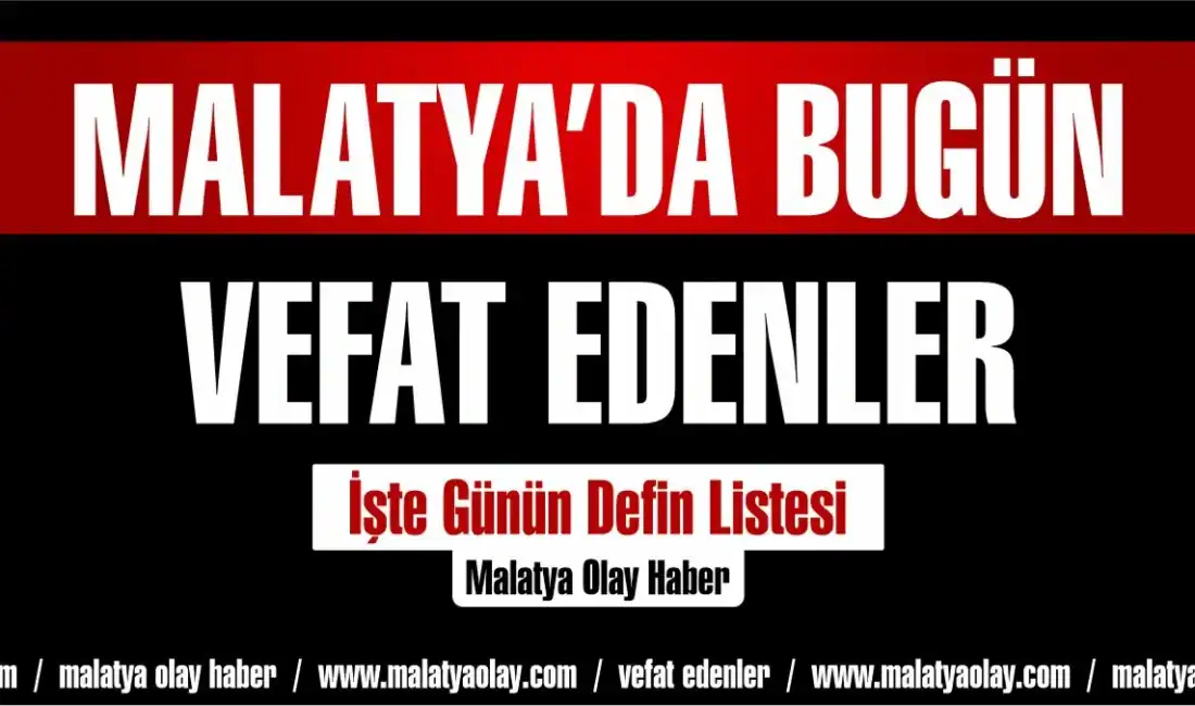 Malatya Büyükşehir Belediyesi Sağlık ve Sosyal Hizmetler Daire Başkanlığı Mezarlıklar