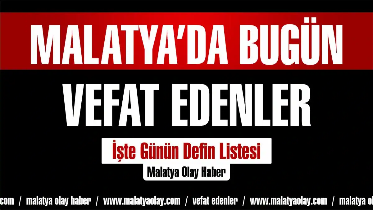 Malatya Büyükşehir Belediyesi Sağlık ve Sosyal Hizmetler Daire Başkanlığı Mezarlıklar