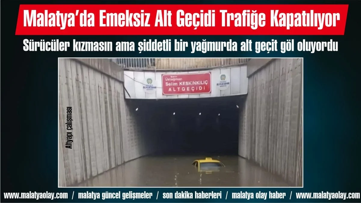 Malaya Olay Haber…:Malatya ulaşımının kilit noktalarından biri olan Emeksiz Alt