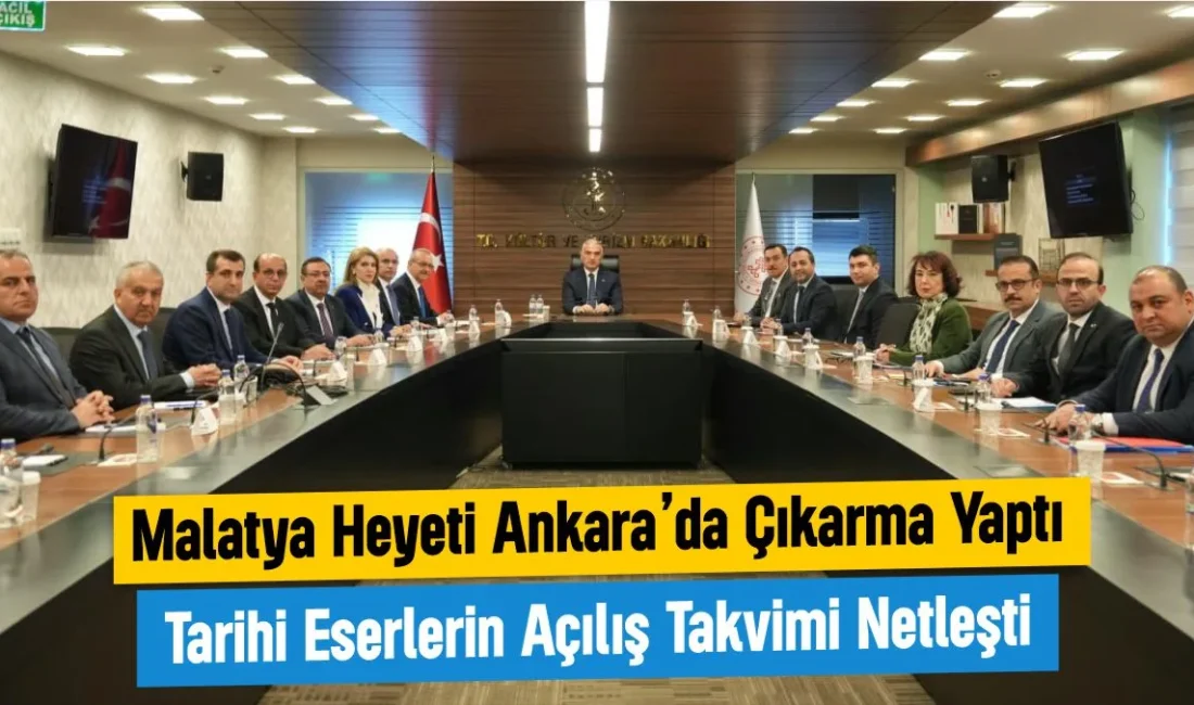 Malatya il protokolü, şehrin kültürel mirasını ayağa kaldırmak ve devam