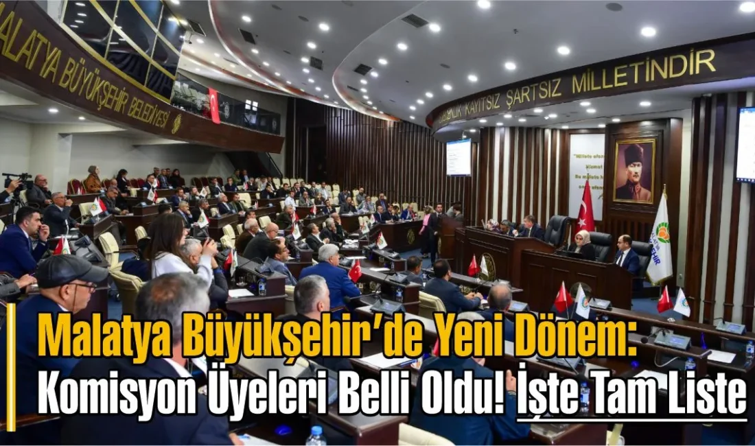 Malatya Büyükşehir’de Yeni Dönem: Komisyon Üyeleri Belli Oldu! İşte Tam
