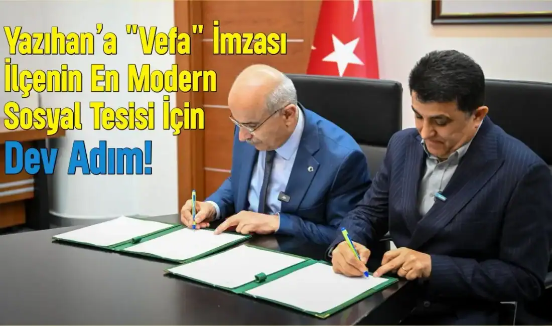 Yazıhan'a yapılacak olan çok amaçlı sosyal tesis ve taziye evi