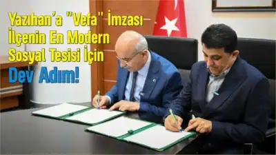 Yazıhan'a yapılacak olan çok amaçlı sosyal tesis ve taziye evi