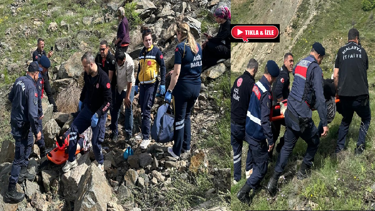 Kayalıklardan düşen yaşlı kadın kurtarıldı 4 Kayalıklardan düşen yaşlı kadın kurtarıldı 3