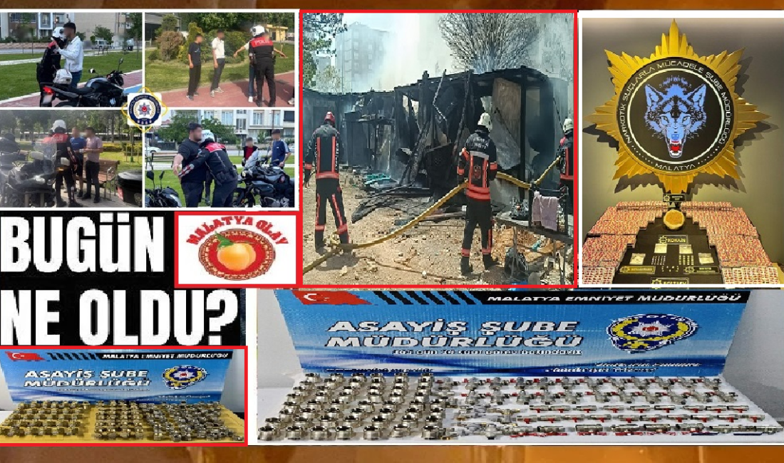 Ali Aladağ…:Malatya Olay Haber…:
Günün gündemi…Malatya’da bugün son 24 saat içerisinde