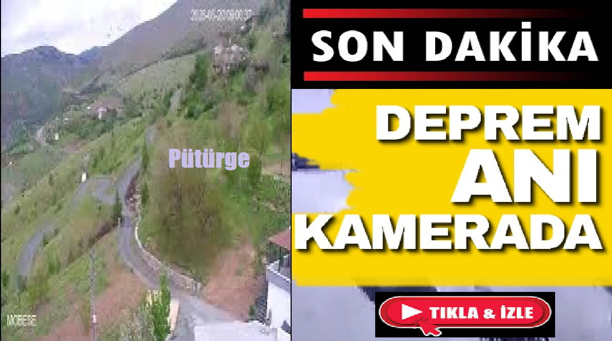Malatya’da 5.6 büyüklüğündeki deprem kameraya böyle yansıdı 3