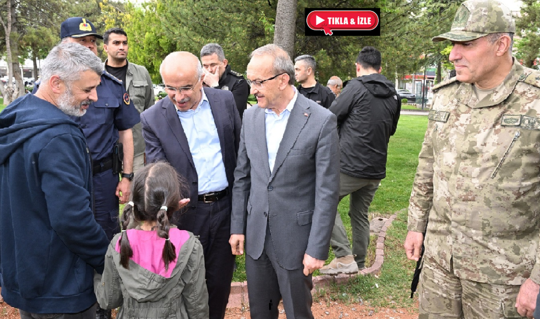 Malatya Depremi sonrası Vali Yavuz, Başkan Er, Tümgeneral Kılıç sahada