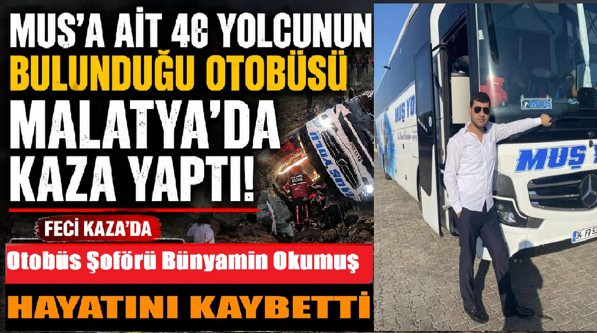 Ali Aladağ…:Malatya Olay Haber…:
Günün öne çıkan acı haberi...Malatya’da şarampole devrilen