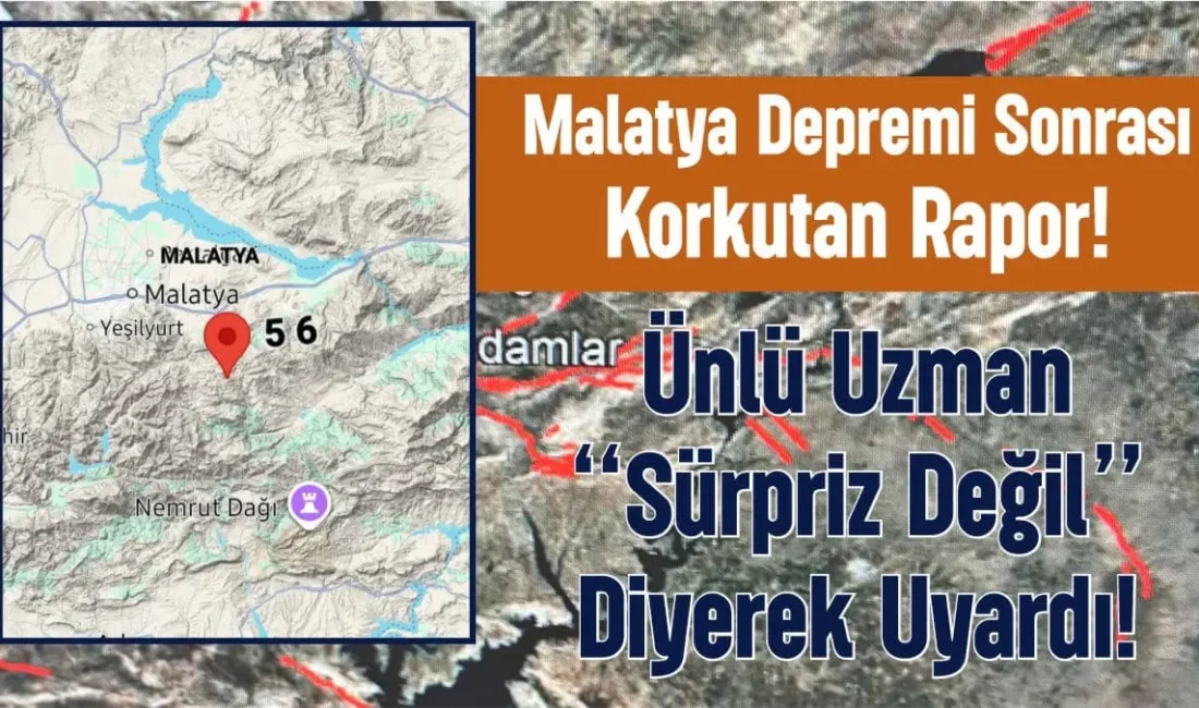 Malatya'daki 5.6'lık sarsıntı sonrası Prof. Dr. Osman Bektaş'tan korkutan analiz: