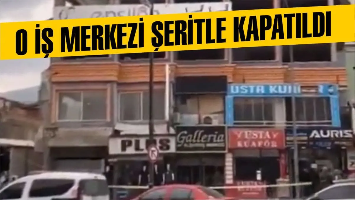 Malatya'da 5.6’lık Depremin Ardından O İş Merkezi Şeritle Kapatıldı! 4 Malatya'da 5.6’lık Depremin Ardından O İş Merkezi Şeritle Kapatıldı! 3