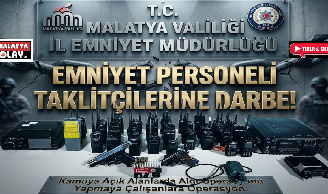 Ali Aladağ…:Malatya Olay Haber…:
Son dakika...Sıcak haber...Malatya’da emniyet haberleşme frekanslarını dinledikleri