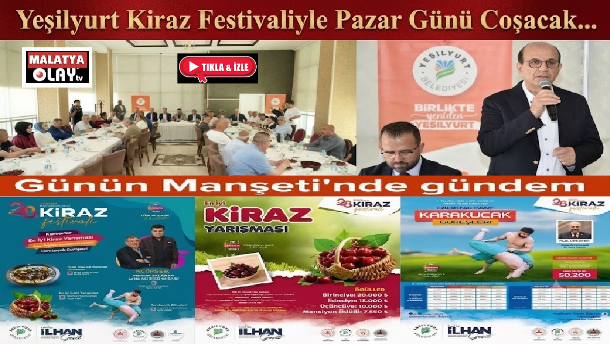 Ali Aladağ…:Malatya Olay Haber…:
Malatya’nın en büyük etkinlikleri arasında Kayısı Festivalinden