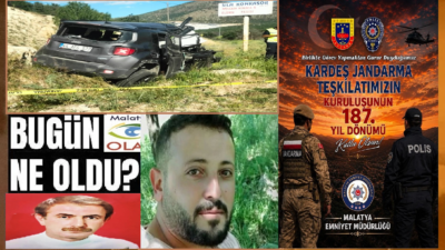 Ali Aladağ…:Malatya Olay Haber…:
Günün öne çıkan asayiş haberlerinde sıcak gündem...Malatya’da