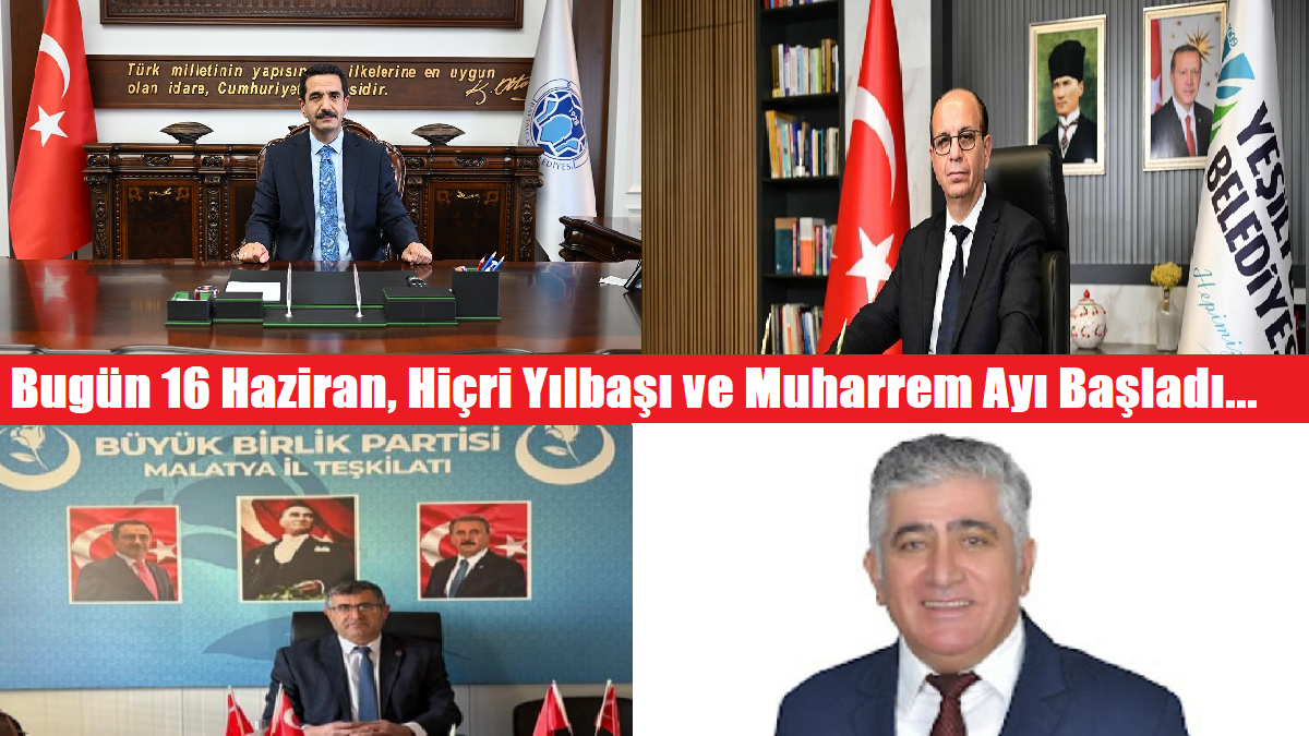 Ali Aladağ…:Malatya Olay Haber…:
Çok sayıda mesaj yayımlandı...Muharrem Ayı, Hicri takvimin