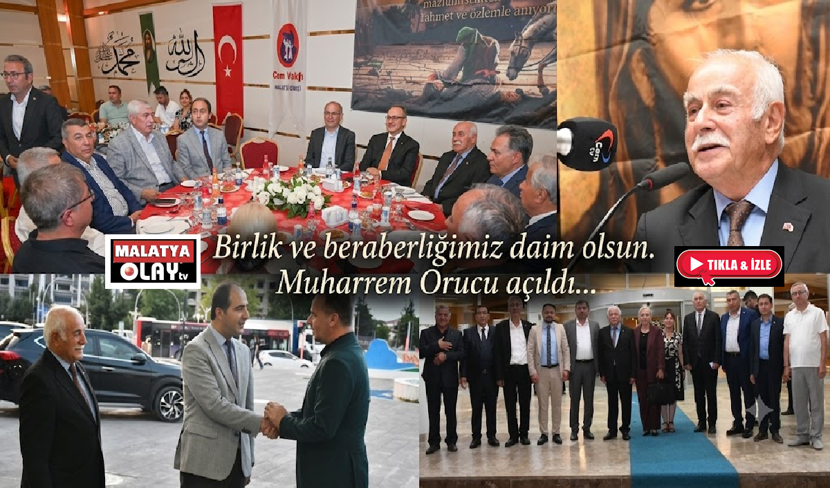 Ali Aladağ...: İzzettin Çiçek Malatya Olay Haber...:
Muharrem; sabrın, adaletin, paylaşmanın