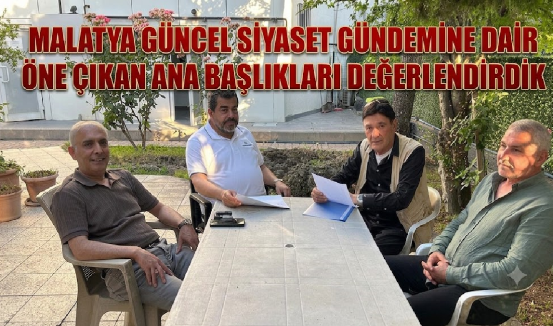 Ali Aladağ...:Malatya Olay Haber...:
Günün siyaset haberi...Siyasete Malatya penceresinden bakmak, Türkiye’nin