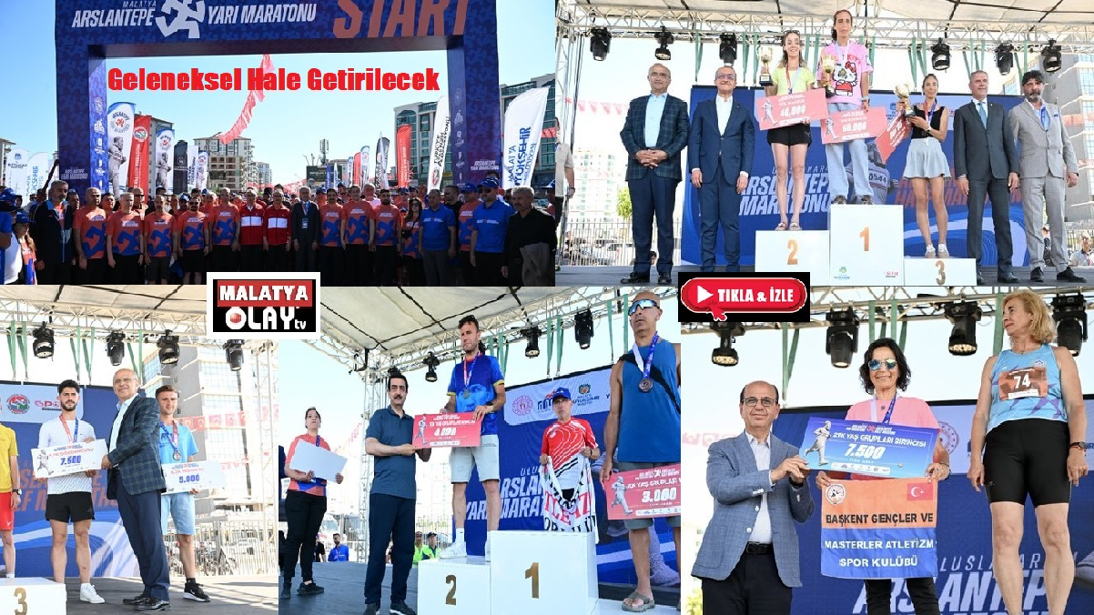 Arslantepe Yarı Maratonunda Dereceye Giren Sporcular Uğur Hanbey Aladağ…:Malatya Olay Haber…:
Malatya'da, UNESCO Dünya Mirası Listesi'nde yer