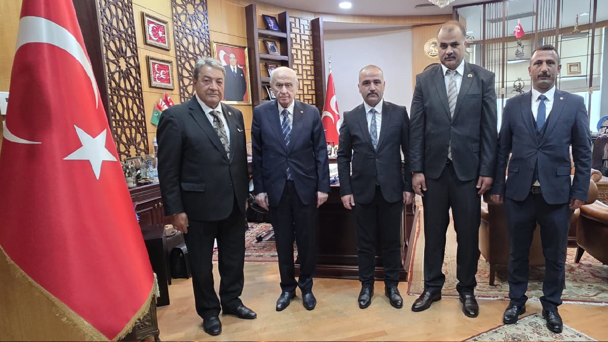 MHP Lideri Bahçeli'ye Malatya Heyetinden bayram ziyareti 5
