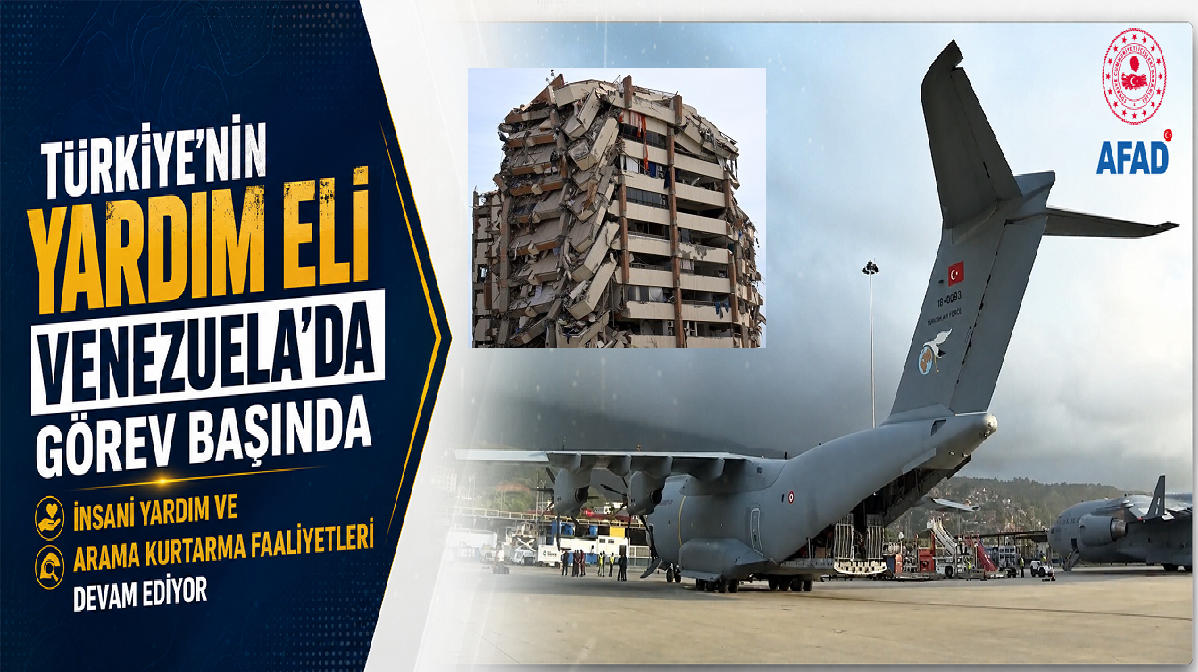 Ali Aladağ…:Malatya Olay Haber…:
Venezuela’nın Yaracuy bölgesinde meydana gelen 7,2 ve