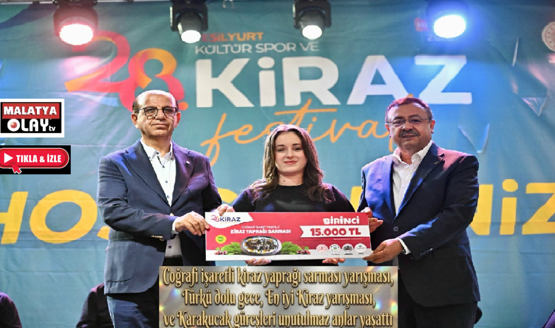 Ali Aladağ…:Malatya Olay Haber…:
28. Yeşilyurt Kültür, Spor ve Kiraz Festivali,